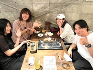 メンバーと交流を深められる飲み会