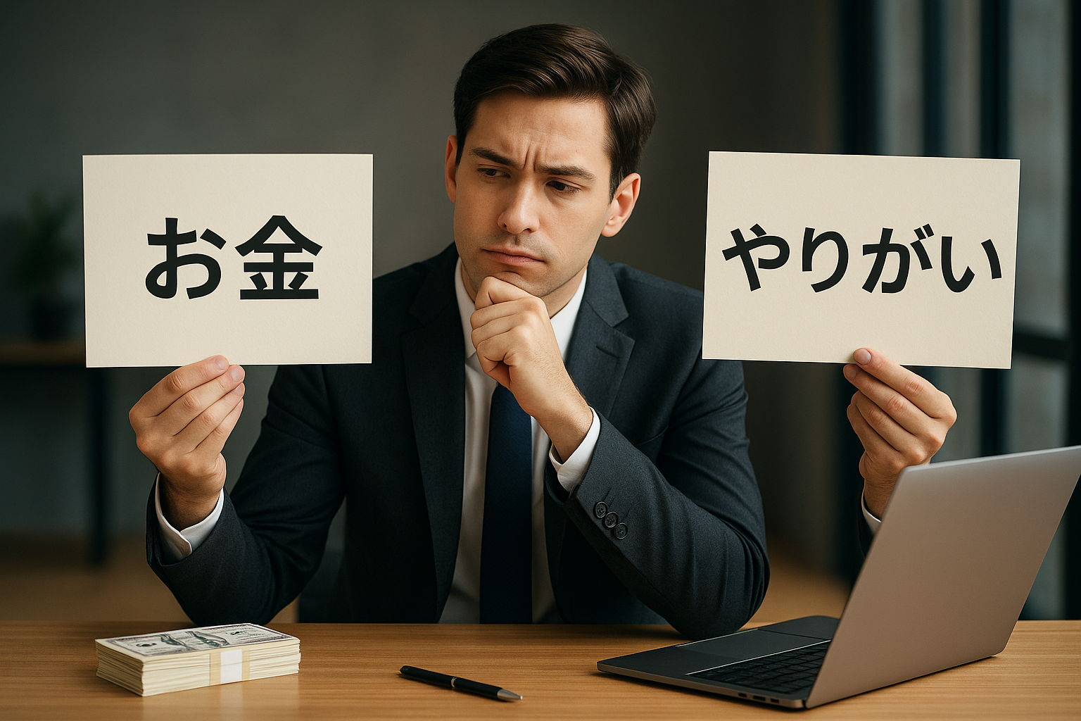 「お金とやりがい」どっちが大事？？