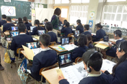 Elementary, junior-high, high schools