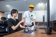 シンプルで温かみのあるワークエリア