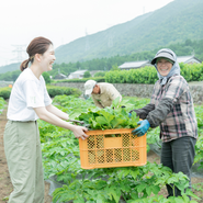 生産地へ足しげく通い、生産者さんとのコミュニケーションも大切に。