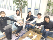 経営管理部は女性比率が多いので、女性はもちろん、男性も働きやすい環境です！