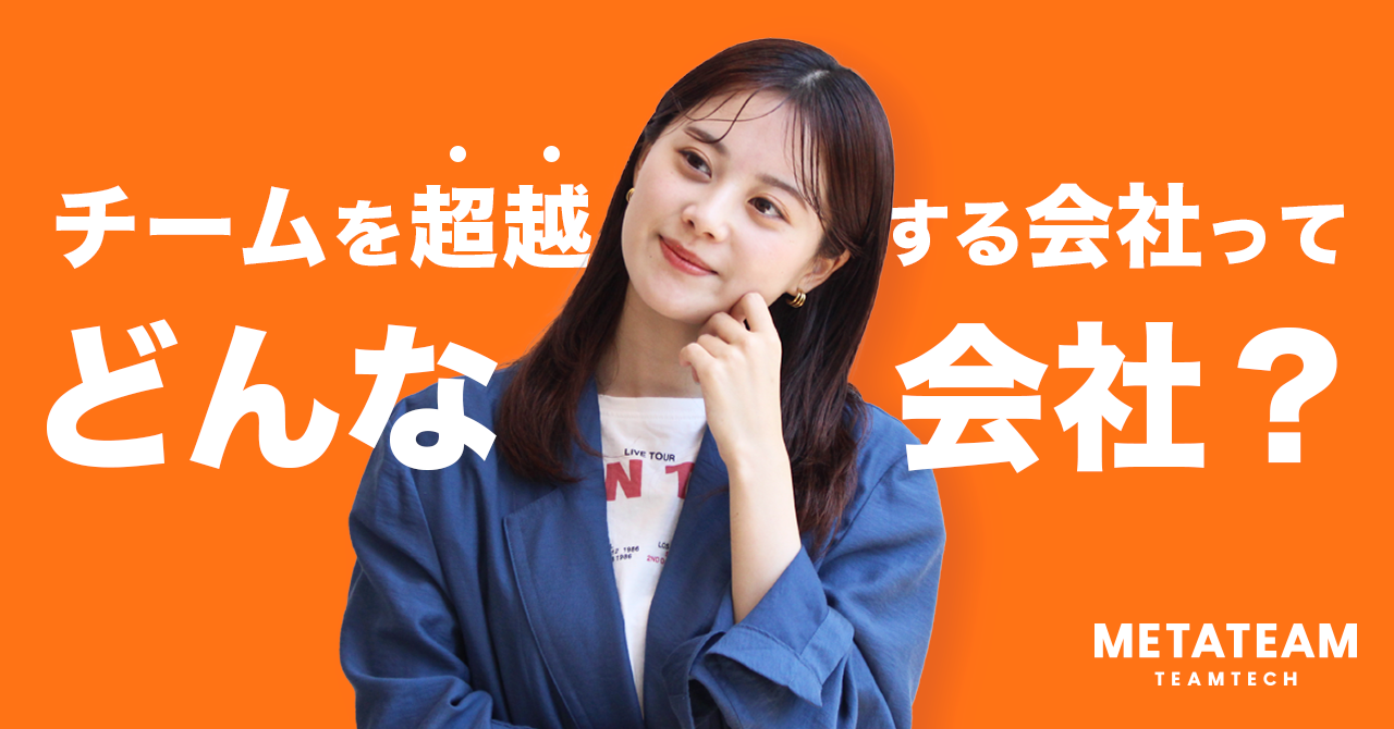METATEAMの事業を紹介！チームを超越する会社とは？