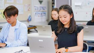 学習センターへの登校頻度は生徒によります。在宅で学習を進める生徒には、オンラインで面談を実施します。