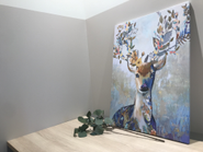 随所に鹿を飾ることで、常に”適材適所による候補者の才能開花”を意識して仕事をしています。（しかも、鹿かわいい）