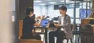 人事面談も含め業務だけでなく人間的成長へのフォローもしていきます。