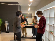 社内イベント「ピザスキ」の様子です！　「ピザスキ」に関してはスートーリーに掲載していますので、ぜひそちらをご覧ください！