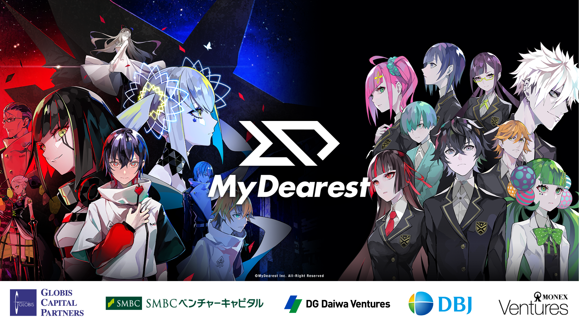 『オリジナルIP×VRゲーム×コミュニティ』のMyDearest、9億円の資金調達を実施。人材獲得の強化へ