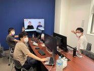 コンテスト参加中のメンバー！仕事も遊びも本気で取り組みます。