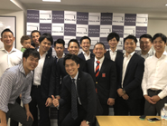 第２期新卒内定者歓迎の記念写真
