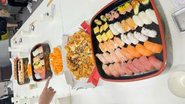 お寿司🍣とピザ🍕で懇親会☺️