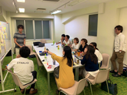 社員全員で三浦海岸で合宿！