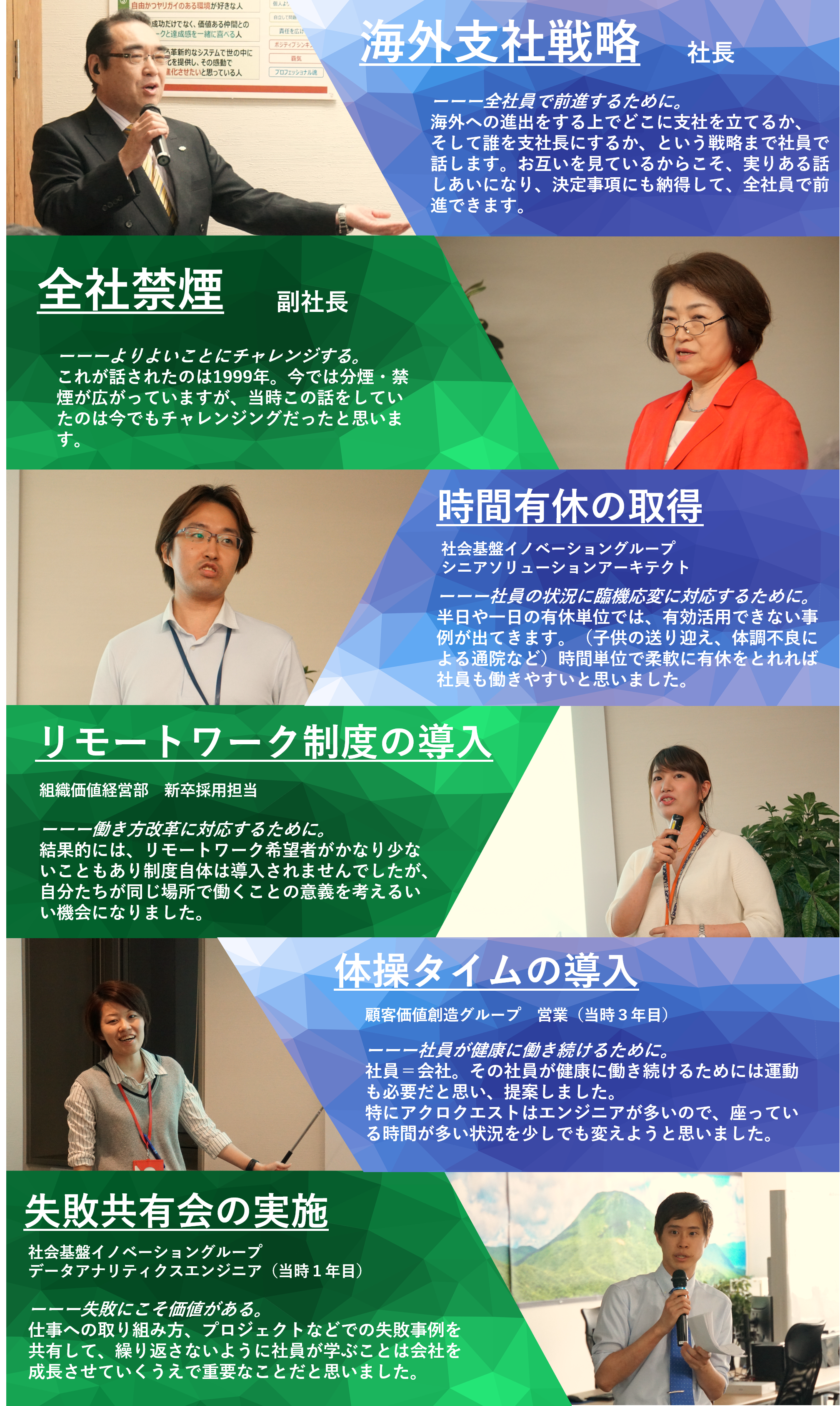 働きがい全国1位企業に根付く文化 ～全社員で会社を創り上げる