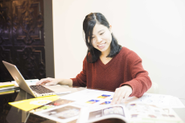 大手エンタメ系でWebデザインを担当している2年目の山田さん♬