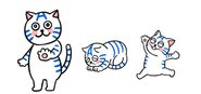 アプトのキャラクターねこです。