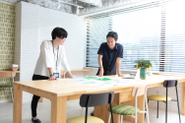 社内ミーティングの様子