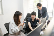 新人への教育体制が充実しています！