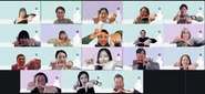 2か月に1回オンラインでWelcom partyを開催！同期スタッフや社員との交流の機会もあります！