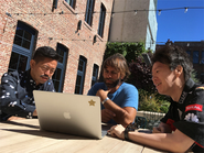 Meeting under a great sky!