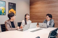 会議室や個別面談スペースなど、合計