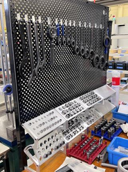 弊社で作成した工具整理ユニット