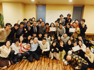 1年の最後は「ありがとう」でしめくくります。