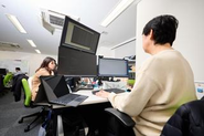 社内にはインハウスエンジニアやデザイナーが在籍。独自の仕組みを、自社内で開発できる環境が整っています。