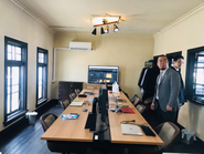 2019年3月に開設した四国オフィスは照明やイスなどモダンな雰囲気に仕上がっています。