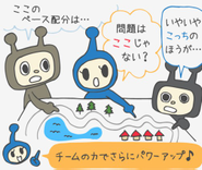 分業ではなく、複数名のプロジェクト形式で全員がお客様と直接的なやり取りをします。