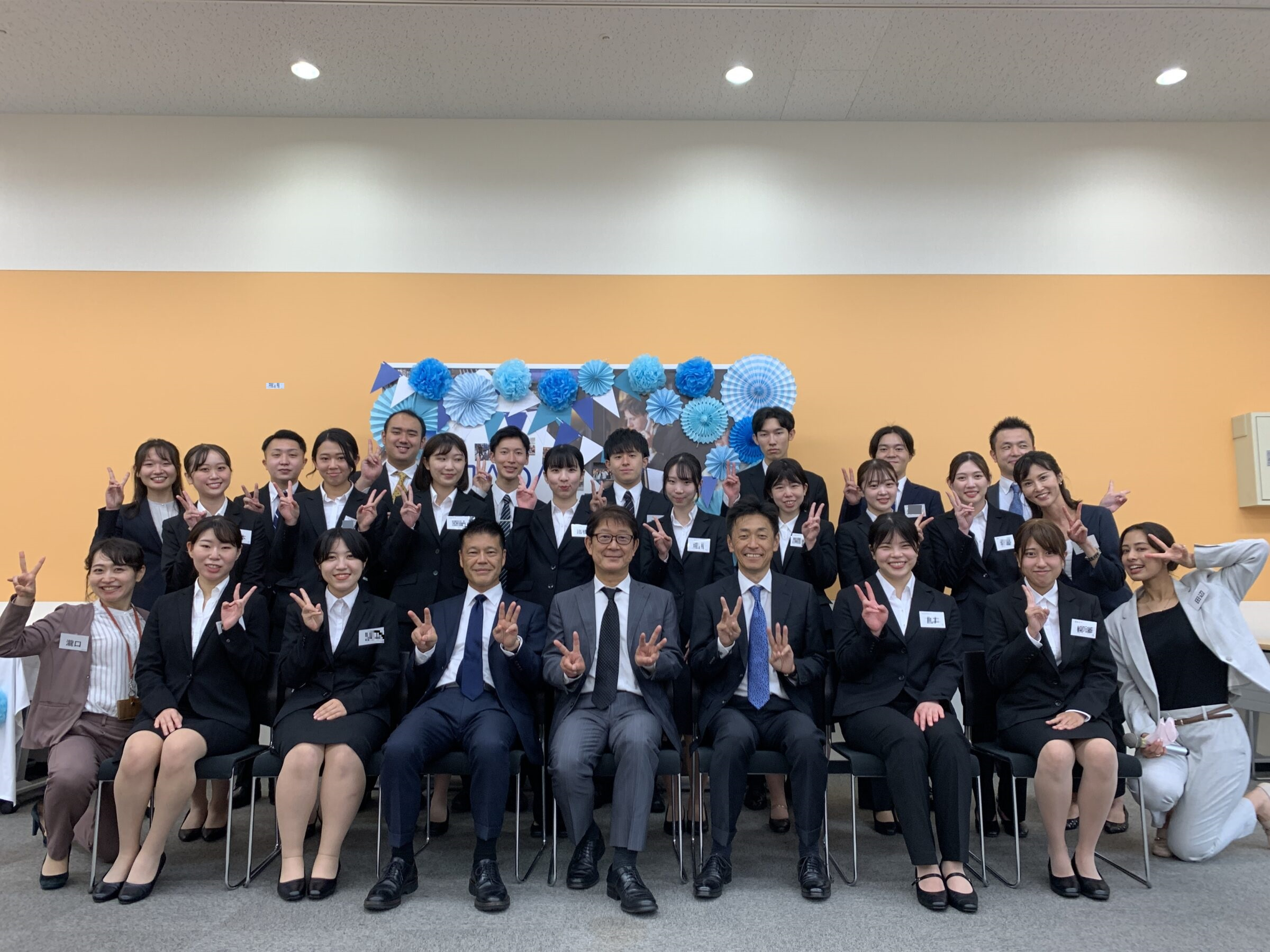 シマダグループの内定式に初参加の広報の驚いたこと。日本酒を出すカフェタイム！？