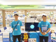 ショッピングモールでの活動もあります！