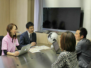 スタッフの半分は女性が活躍しています