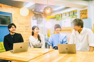アットホームな雰囲気で楽しく意見交換♩