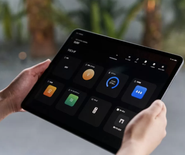 別荘のスマートホーム操作画面