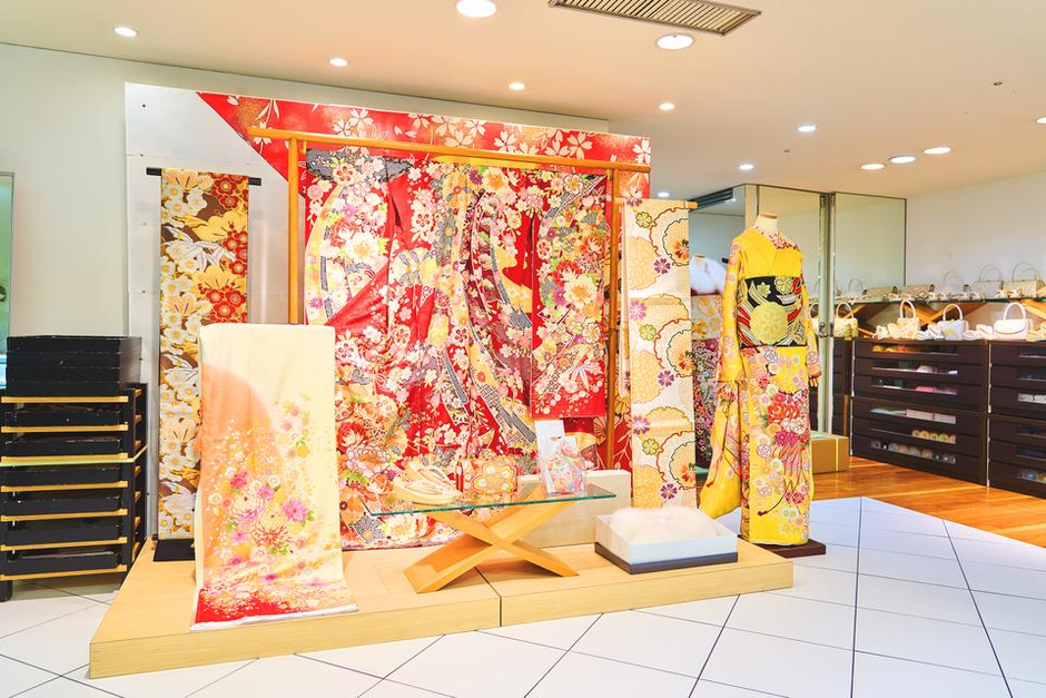 QMKC銀座老舗ますいわ屋　ビンテージ訪問着 QMKC銀座老舗ますいわ屋ビンテージ訪問着
