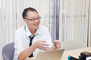 いつも笑顔の山本社長