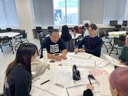 大学生とまちづくり会議の真っ最中！