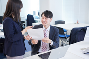 「感動エージェント」という企業理念を掲げ、社員全員が1日1回誰かに「感動」を届けようという意味が込められています！