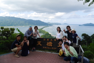 研修旅行の写真です。遊ぶときは全力で！