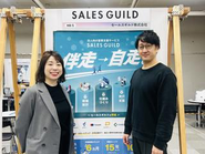 30代前後のメンバーを中心に、日々「営業」をよりよくすることを考え抜いています。