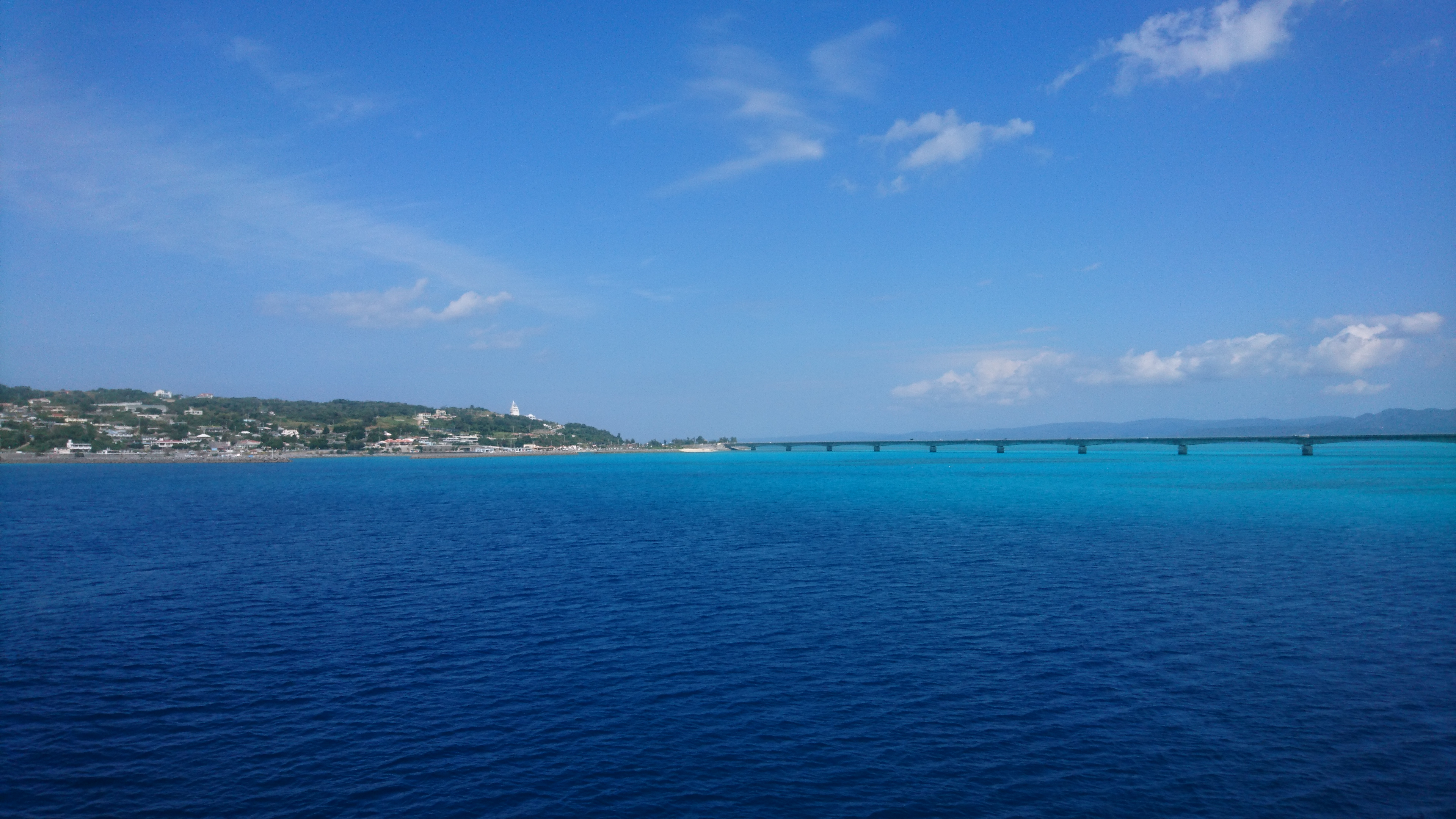 フェリーで離島に出張しましたが、とても気持ちのよい出張になりました！