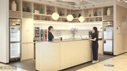 シェアオフィスということもあり、環境は非常に充実しています。集中したいときにはソロスペース、メンバーとのコミュニケーションはフリースペースと自由度の高いオフィスです。