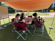 〈業務外での活動〉休日は自由参加にてバーベキューや魚釣り、山登りなども楽しんでいます！