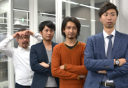 BiJinjiの仕掛け人たち！いずれも各分野で豊富な実績を持つキレ者揃い。さすが見事な四段落ちですね。