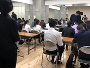 日本語学校の方達を招いての説明会