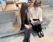 コミュニケーションを取りながら業務を進めることを大切にしています！