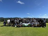 アソ部として初開催したゴルフコンペ。専用アプリを開発して、ゴルフをゲーム化。たくさんの方にお楽しみいただきました。