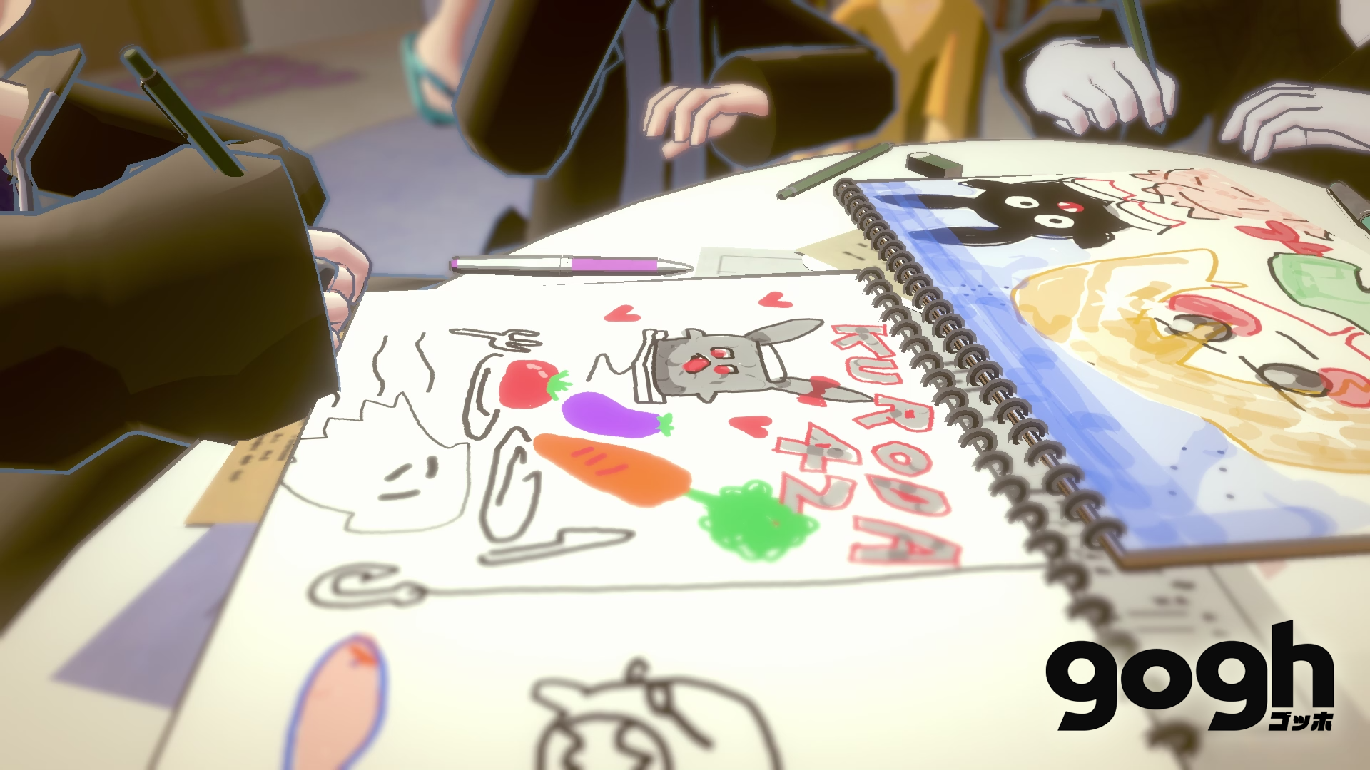 【プレスリリース】gogh、Steam版に『お絵かきチャット機能』が登場！