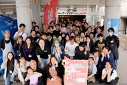 商店街マルシェ出店者集合写真　