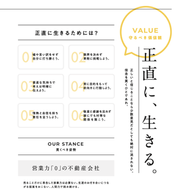 ネクスウェイブが掲げるバリューです。バリューとはミッションやビジョンを達成するための具体的な行動指針や守るべき価値観です。